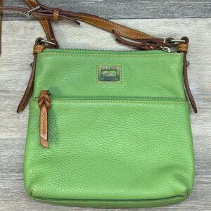 Dooney & Bourke Green Leather Crossbody